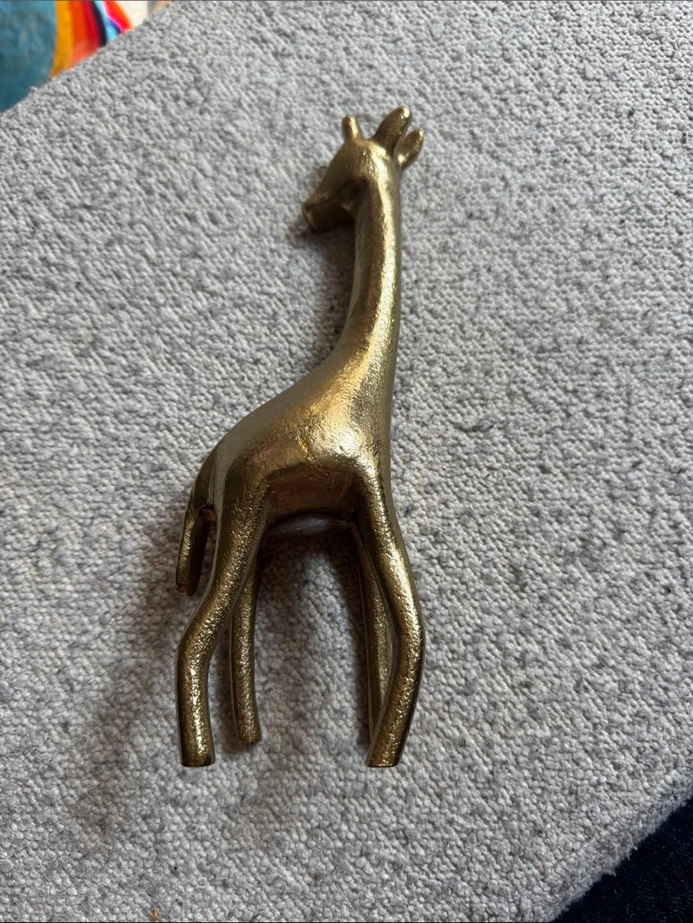 Target Threshold Gold Giraffe Figurine Brass Look Safari Animal Decor Statue